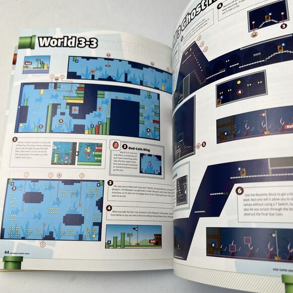 New Super Mario Bros Official Strategy Premiere Guide Book Nintendo Power DS - Picture 13 of 15